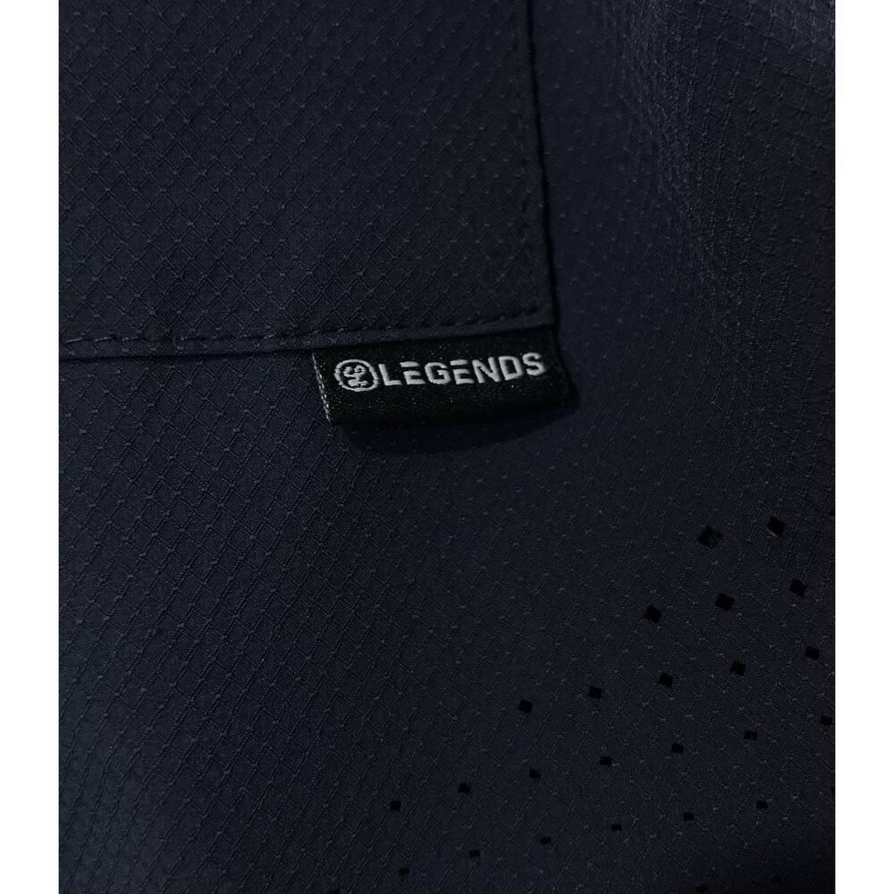 Legends Luka Mens Shorts L Navy Pocket Drawstring Elastic Waist Breathable Logo - Picture 4 of 10